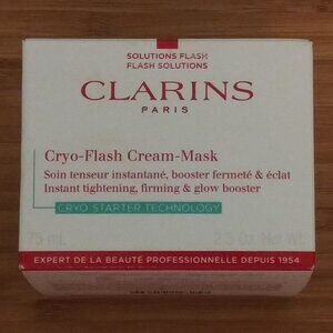 CLARINS Paris. Cryo-Flash Cream-Mask. Cryo-Starter Technology